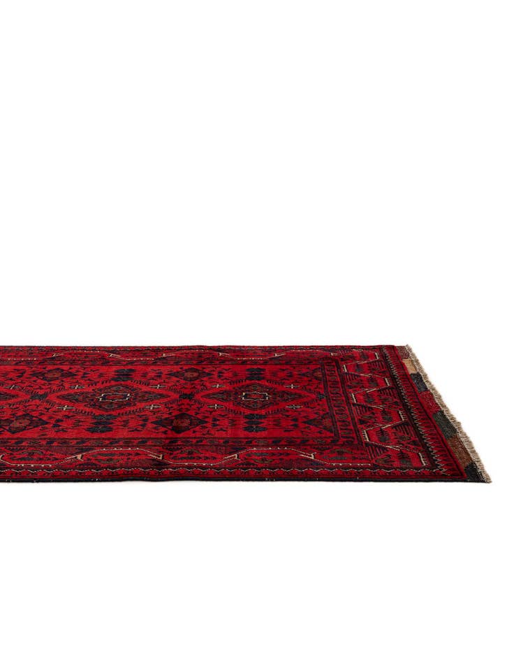 Detail image of  2' 9 x 6' 7  Hand Knotted Khal Mohammadi Wool Runner Rug