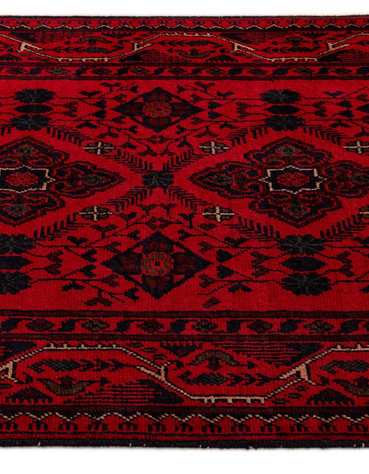 Detail image of  2' 9 x 6' 7  Hand Knotted Khal Mohammadi Wool Runner Rug