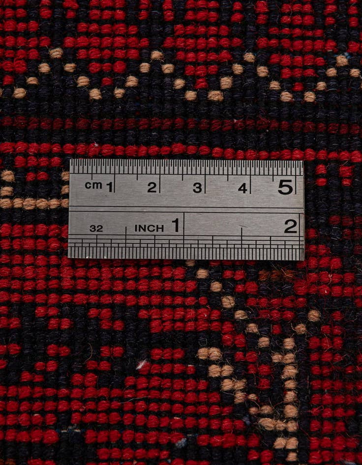 Detail image of  2' 7 x 6' 4  Hand Knotted Khal Mohammadi Wool Runner Rug