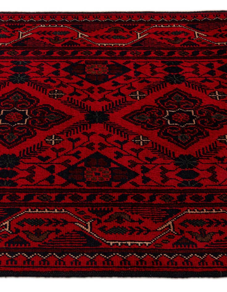 Detail image of  2' 7 x 6' 4  Hand Knotted Khal Mohammadi Wool Runner Rug