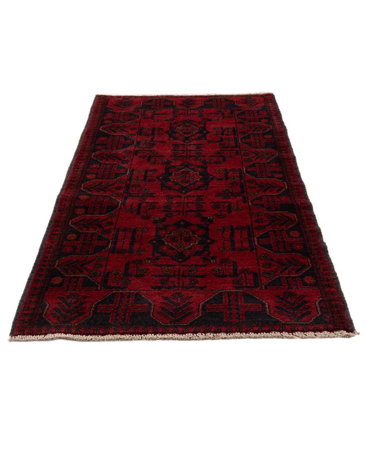 Detail image of  2' 8 x 6' 7  Hand Knotted Khal Mohammadi Wool Runner Rug