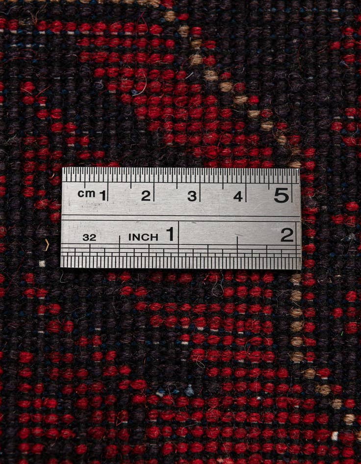 Detail image of  2' 8 x 6' 7  Hand Knotted Khal Mohammadi Wool Runner Rug