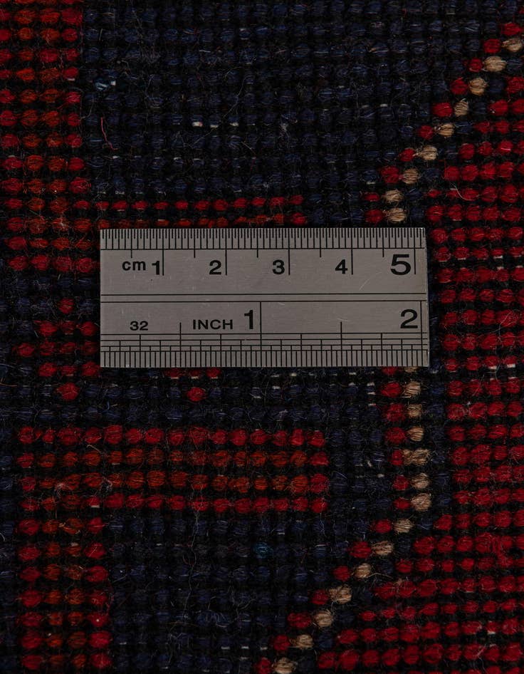 Detail image of  2' 8 x 6' 6  Hand Knotted Khal Mohammadi Wool Runner Rug