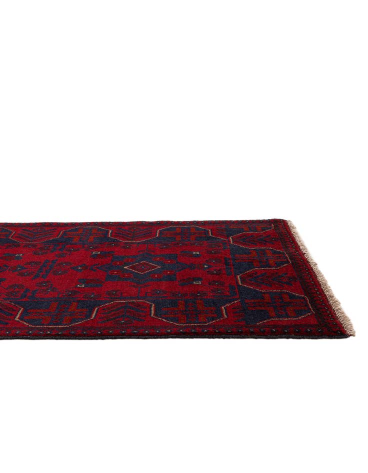 Detail image of  2' 8 x 6' 6  Hand Knotted Khal Mohammadi Wool Runner Rug