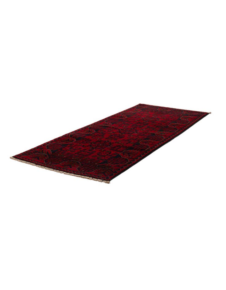 Detail image of  2' 8 x 6' 6  Hand Knotted Khal Mohammadi Wool Runner Rug