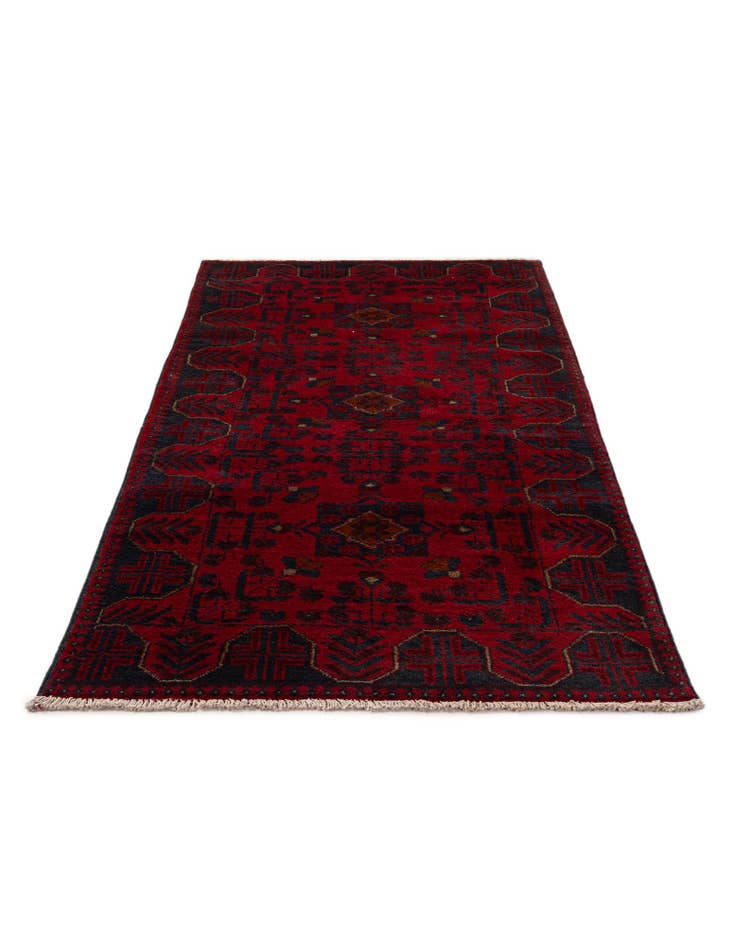 Detail image of  2' 9 x 6' 5  Hand Knotted Khal Mohammadi Wool Runner Rug