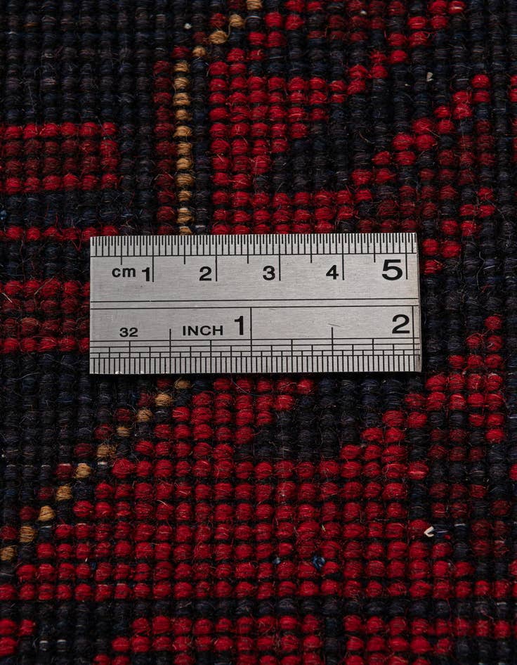 Detail image of  2' 9 x 6' 5  Hand Knotted Khal Mohammadi Wool Runner Rug