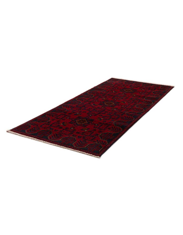 Detail image of  2' 9 x 6' 5  Hand Knotted Khal Mohammadi Wool Runner Rug