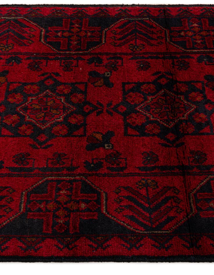 Detail image of  2' 8 x 6' 11  Hand Knotted Khal Mohammadi Wool Runner Rug