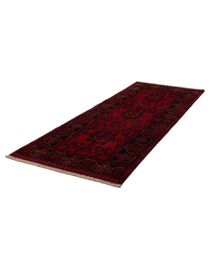 Detail image of  2' 6 x 6' 7  Hand Knotted Khal Mohammadi Wool Runner Rug