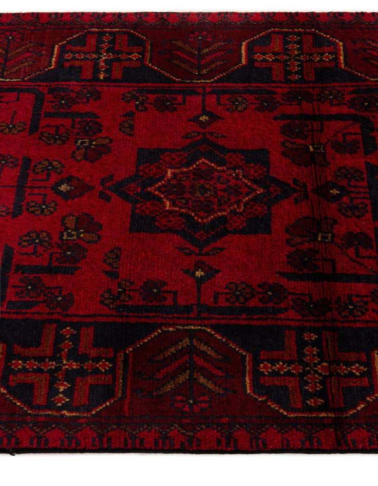 Detail image of  2' 6 x 6' 7  Hand Knotted Khal Mohammadi Wool Runner Rug
