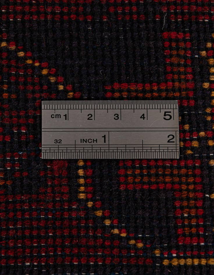 Detail image of  2' 6 x 6' 7  Hand Knotted Khal Mohammadi Wool Runner Rug