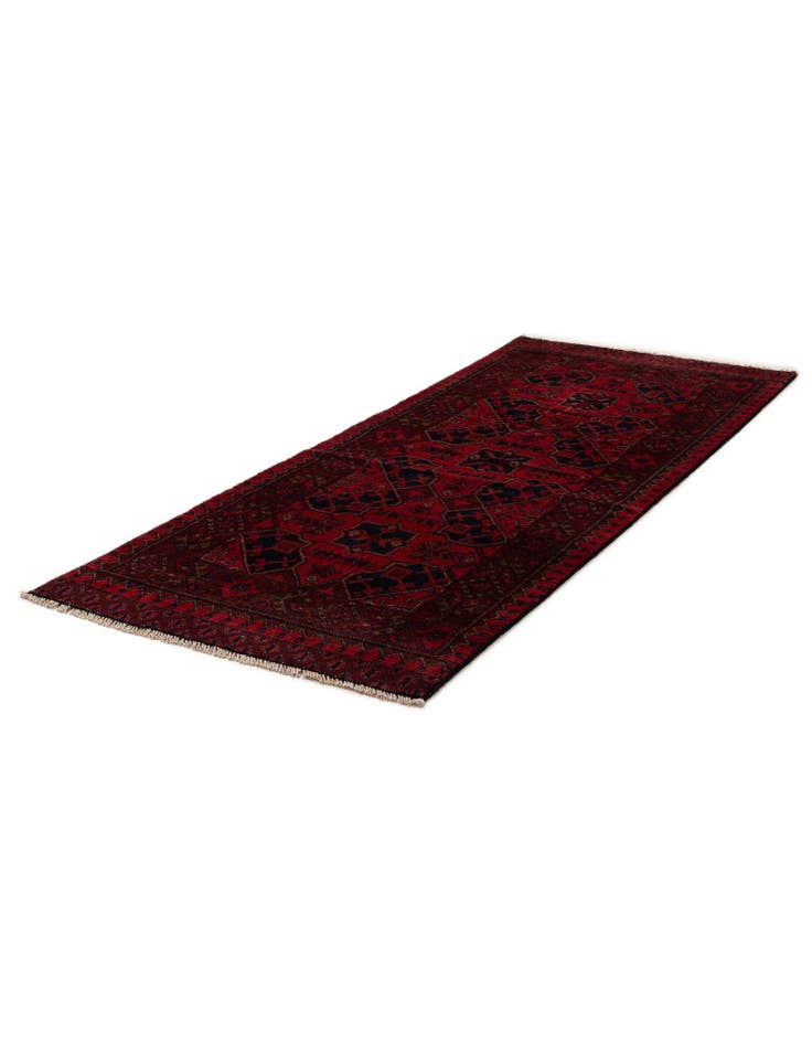 Detail image of  2' 7 x 6' 7  Hand Knotted Khal Mohammadi Wool Runner Rug