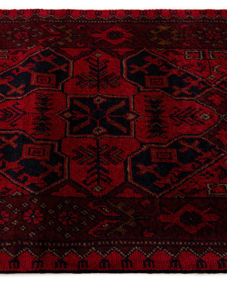 Detail image of  2' 7 x 6' 7  Hand Knotted Khal Mohammadi Wool Runner Rug