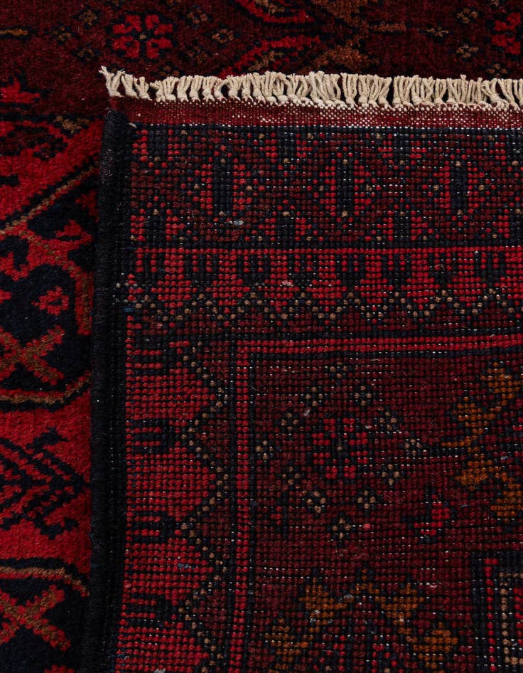 Detail image of  2' 8 x 6' 7  Hand Knotted Khal Mohammadi Wool Runner Rug