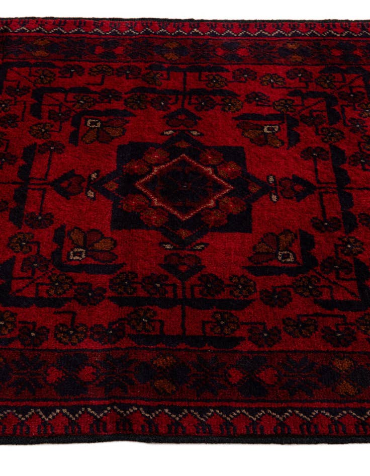 Detail image of  2' 9 x 6' 10  Hand Knotted Khal Mohammadi Wool Runner Rug