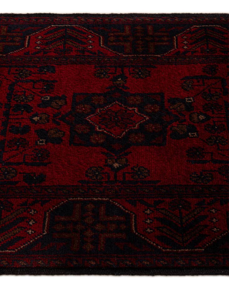 Detail image of  2' 7 x 9' 3  Hand Knotted Khal Mohammadi Wool Runner Rug