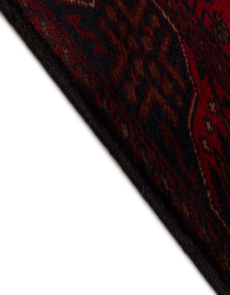 Detail image of  2' 7 x 9' 3  Hand Knotted Khal Mohammadi Wool Runner Rug