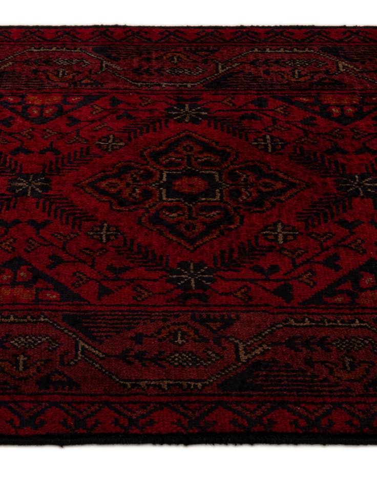 Detail image of  2' 7 x 9' 4  Hand Knotted Khal Mohammadi Wool Runner Rug