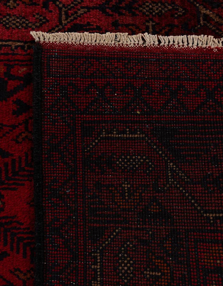 Detail image of  2' 7 x 9' 4  Hand Knotted Khal Mohammadi Wool Runner Rug