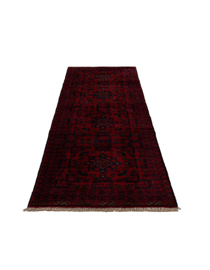 Detail image of  2' 7 x 9' 3  Hand Knotted Khal Mohammadi Wool Runner Rug