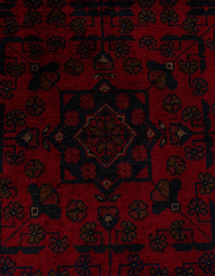 Detail image of  2' 7 x 9' 3  Hand Knotted Khal Mohammadi Wool Runner Rug