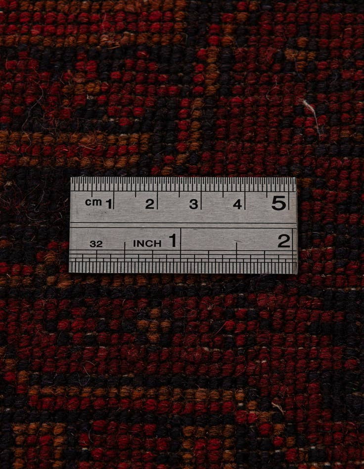 Detail image of  2' 6 x 9' 8  Hand Knotted Khal Mohammadi Wool Runner Rug