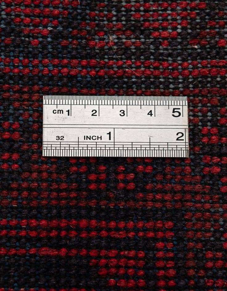 Detail image of  2' 6 x 9' 5  Hand Knotted Khal Mohammadi Wool Runner Rug