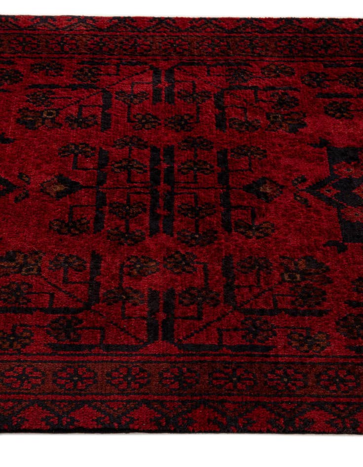 Detail image of  2' 6 x 9' 5  Hand Knotted Khal Mohammadi Wool Runner Rug