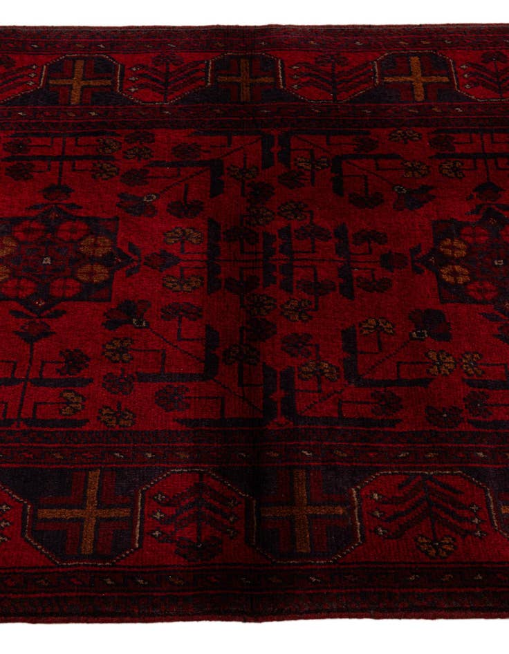 Detail image of  2' 9 x 9' 4  Hand Knotted Khal Mohammadi Wool Runner Rug
