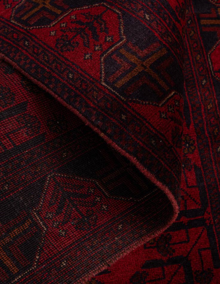 Detail image of  2' 9 x 9' 4  Hand Knotted Khal Mohammadi Wool Runner Rug