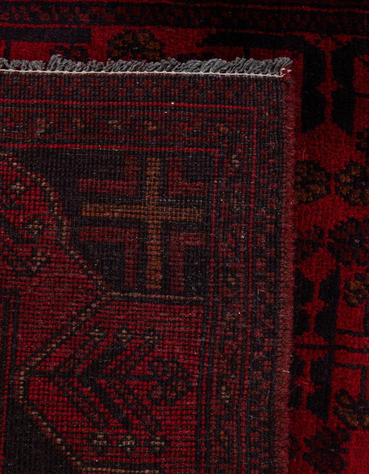 Detail image of  2' 9 x 9' 4  Hand Knotted Khal Mohammadi Wool Runner Rug