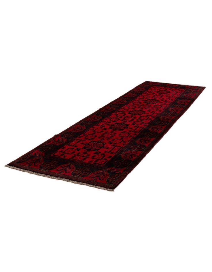 Detail image of  2' 9 x 9' 6  Hand Knotted Khal Mohammadi Wool Runner Rug