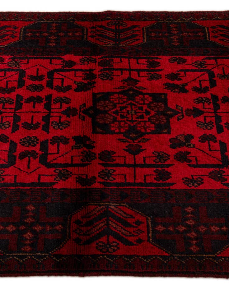 Detail image of  2' 9 x 9' 6  Hand Knotted Khal Mohammadi Wool Runner Rug
