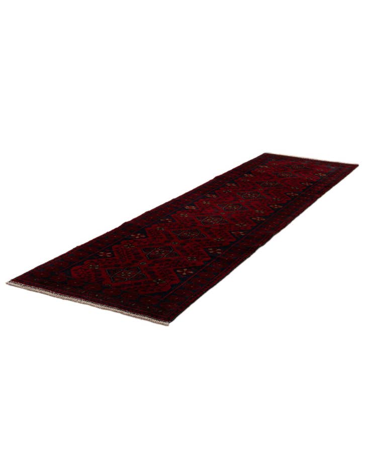 Detail image of  2' 8 x 9' 8  Hand Knotted Khal Mohammadi Wool Runner Rug