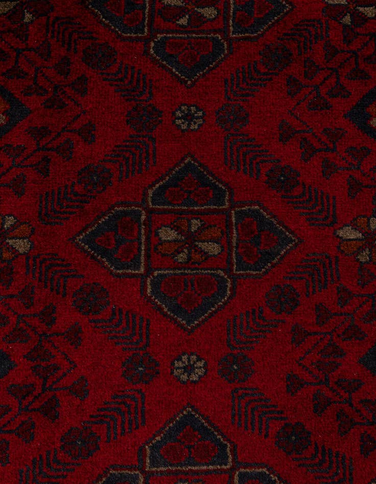 Detail image of  2' 8 x 9' 8  Hand Knotted Khal Mohammadi Wool Runner Rug