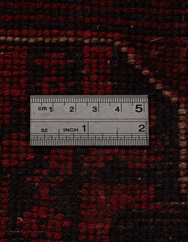 Detail image of  2' 10 x 9' 6  Hand Knotted Khal Mohammadi Wool Runner Rug