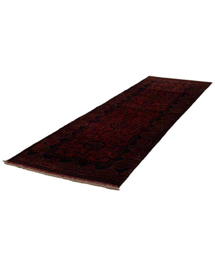 Detail image of  2' 10 x 9' 6  Hand Knotted Khal Mohammadi Wool Runner Rug