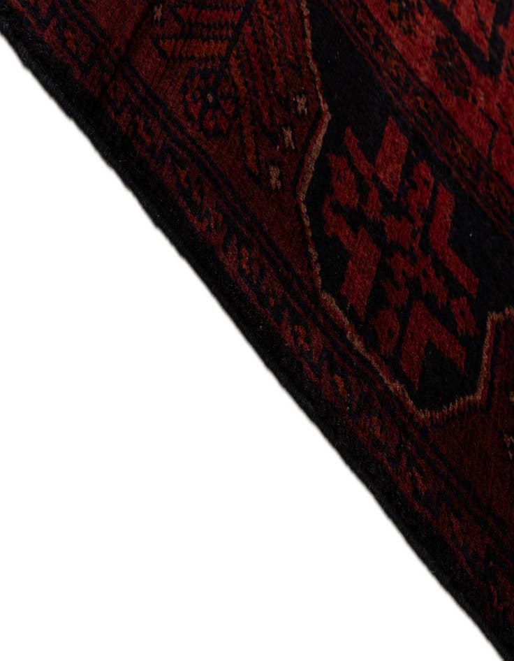 Detail image of  2' 10 x 9' 6  Hand Knotted Khal Mohammadi Wool Runner Rug