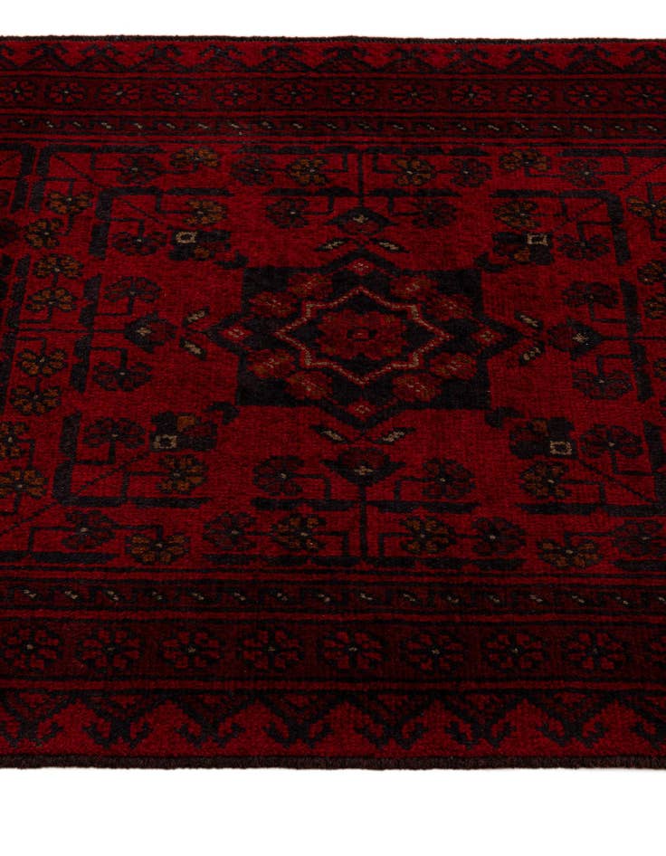 Detail image of  2' 8 x 9' 5  Hand Knotted Khal Mohammadi Wool Runner Rug