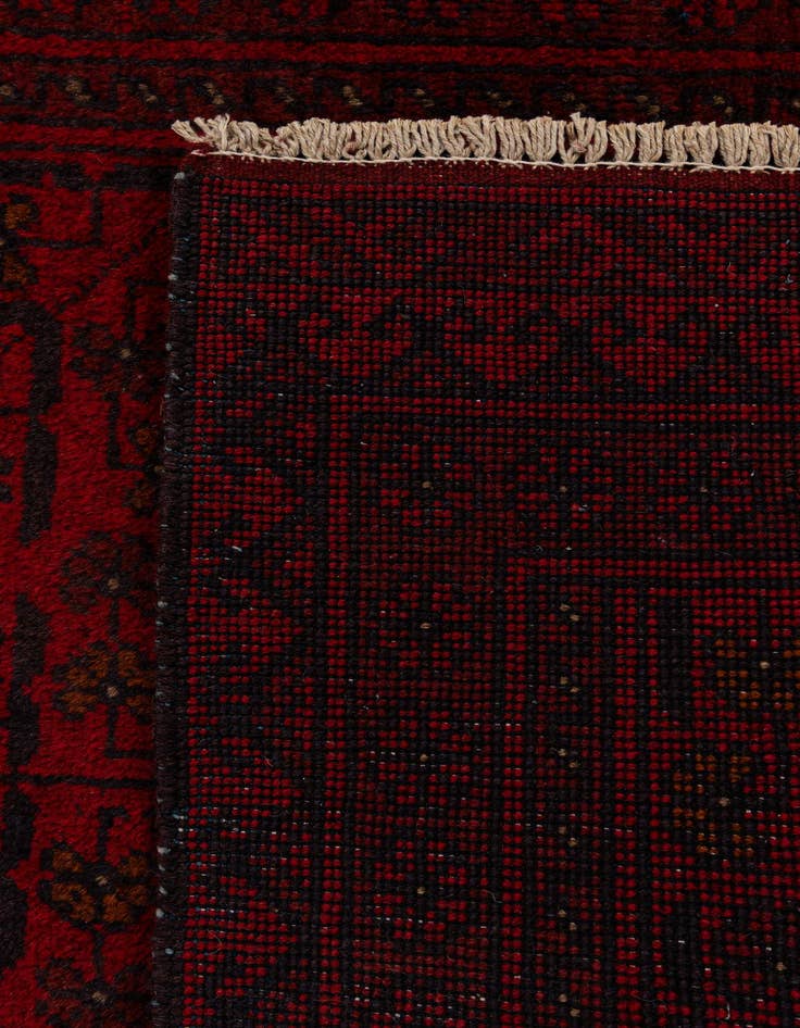 Detail image of  2' 8 x 9' 5  Hand Knotted Khal Mohammadi Wool Runner Rug