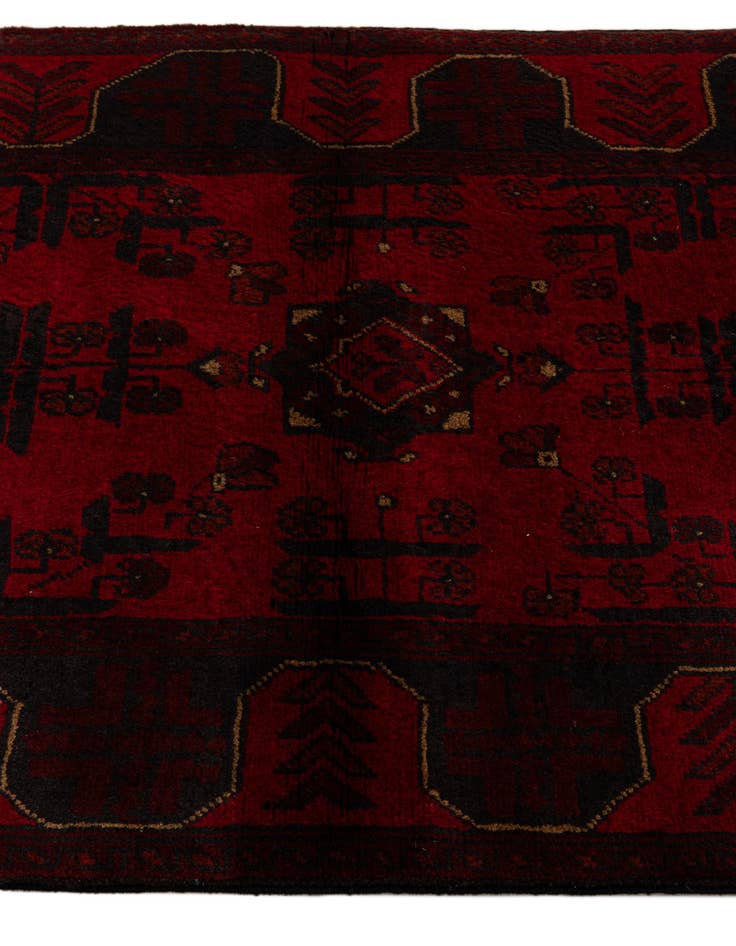 Detail image of  2' 9 x 9' 5  Hand Knotted Khal Mohammadi Wool Runner Rug