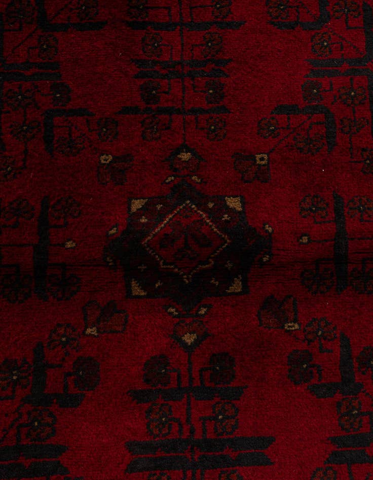 Detail image of  2' 9 x 9' 5  Hand Knotted Khal Mohammadi Wool Runner Rug
