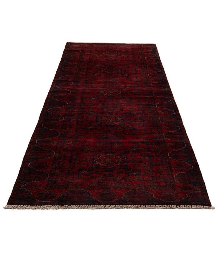 Detail image of  2' 10 x 9' 7  Hand Knotted Khal Mohammadi Wool Runner Rug