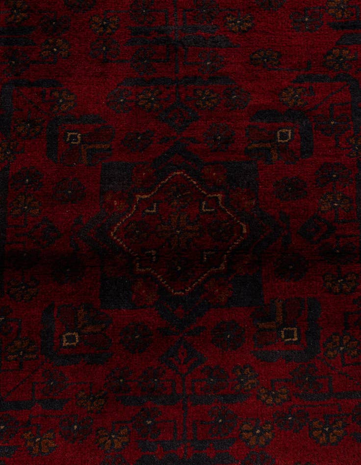 Detail image of  2' 10 x 9' 7  Hand Knotted Khal Mohammadi Wool Runner Rug