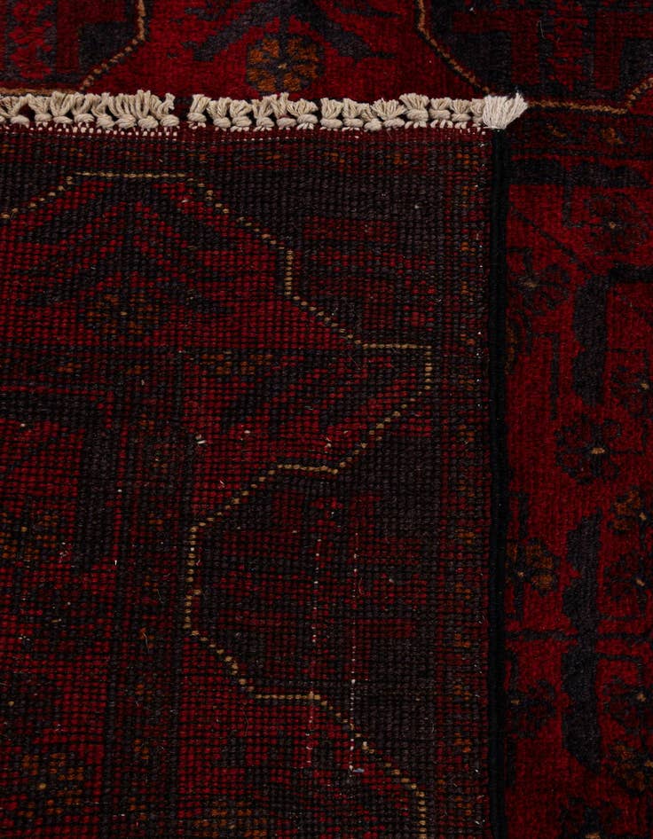 Detail image of  2' 10 x 9' 7  Hand Knotted Khal Mohammadi Wool Runner Rug