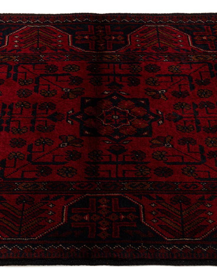 Detail image of  2' 9 x 9' 8  Hand Knotted Khal Mohammadi Wool Runner Rug
