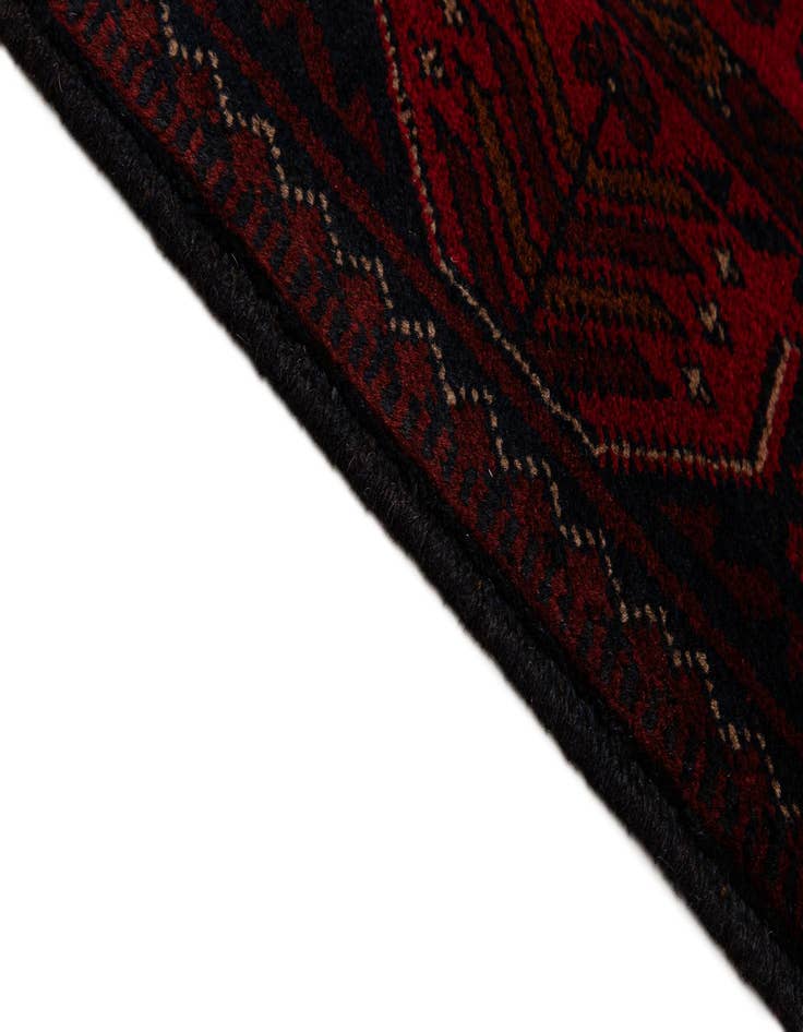 Detail image of  2' 9 x 9' 8  Hand Knotted Khal Mohammadi Wool Runner Rug
