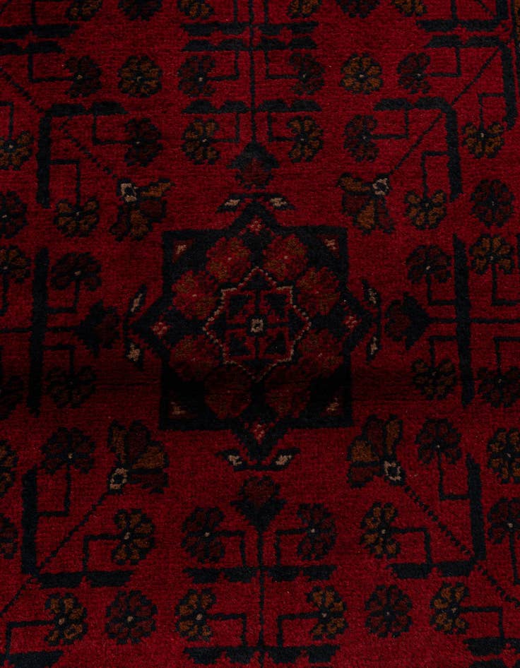 Detail image of  2' 9 x 9' 8  Hand Knotted Khal Mohammadi Wool Runner Rug