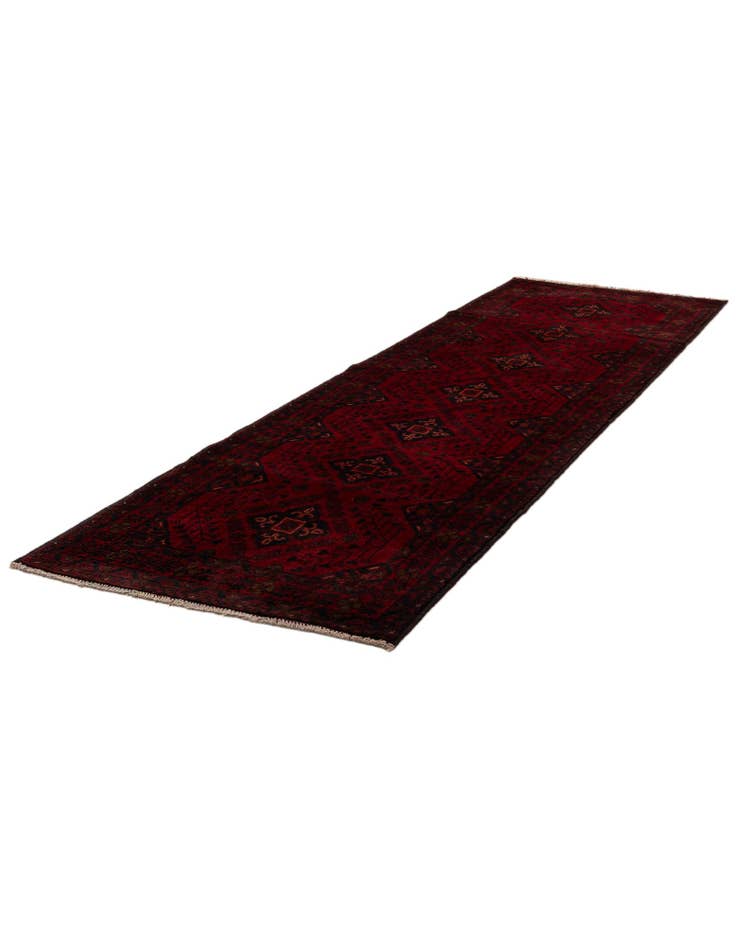 Detail image of  2' 10 x 9' 6  Hand Knotted Khal Mohammadi Wool Runner Rug